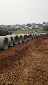 Presta -Tubos de Concreto, Meio Fio, Rotatria, Pavimentao Loteamentos - Chapec/SC -