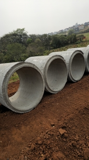 Presta -Tubos de Concreto, Meio Fio, Rotatria, Pavimentao Loteamentos - Chapec/SC -